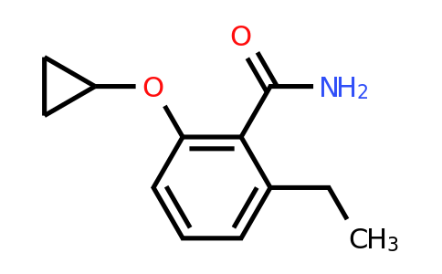 CAS 1243424-65-8 | 2-Cyclopropoxy-6-ethylbenzamide