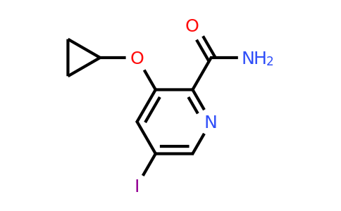 CAS 1243424-67-0 | 3-Cyclopropoxy-5-iodopicolinamide
