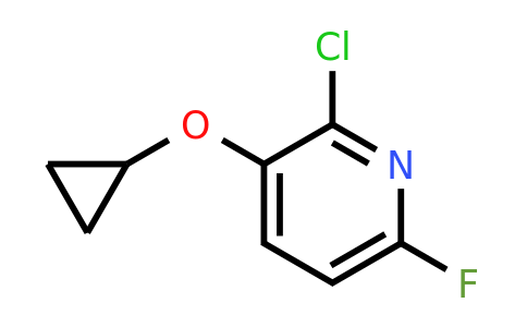 CAS 1243425-76-4 | 2-Chloro-3-cyclopropoxy-6-fluoropyridine