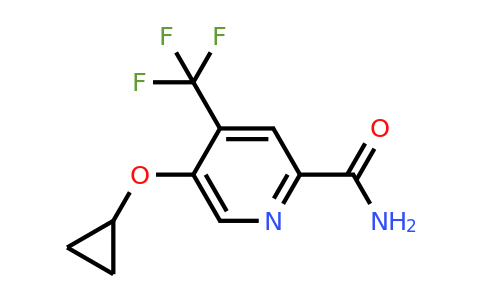 CAS 1243426-89-2 | 5-Cyclopropoxy-4-(trifluoromethyl)picolinamide