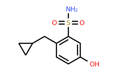 CAS 1243427-30-6 | 2-(Cyclopropylmethyl)-5-hydroxybenzenesulfonamide