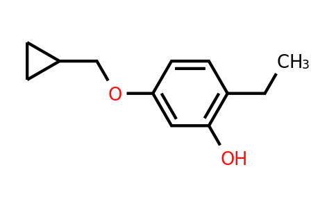 CAS 1243428-06-9 | 5-(Cyclopropylmethoxy)-2-ethylphenol
