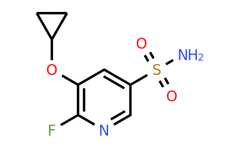 CAS 1243428-64-9 | 5-Cyclopropoxy-6-fluoropyridine-3-sulfonamide