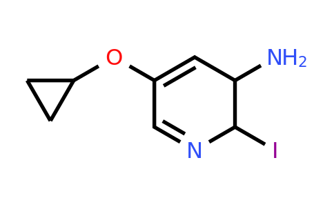 CAS 1243428-66-1 | 5-Cyclopropoxy-2-iodo-2,3-dihydropyridin-3-amine