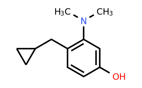 CAS 1243429-17-5 | 4-(Cyclopropylmethyl)-3-(dimethylamino)phenol