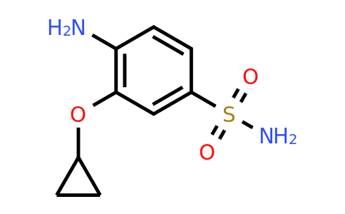 CAS 1243430-28-5 | 4-Amino-3-cyclopropoxybenzenesulfonamide