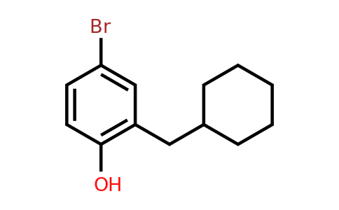 CAS 1243432-33-8 | 4-Bromo-2-(cyclohexylmethyl)phenol