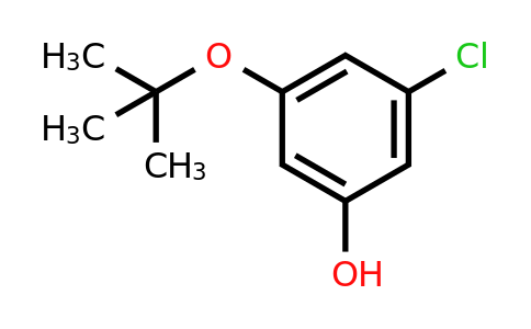 CAS 1243433-37-5 | 3-(Tert-butoxy)-5-chlorophenol