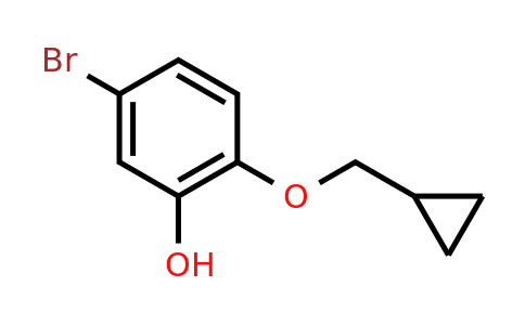 CAS 1243433-44-4 | 5-Bromo-2-(cyclopropylmethoxy)phenol