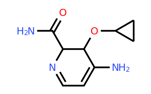 CAS 1243433-86-4 | 4-Amino-3-cyclopropoxy-2,3-dihydropyridine-2-carboxamide