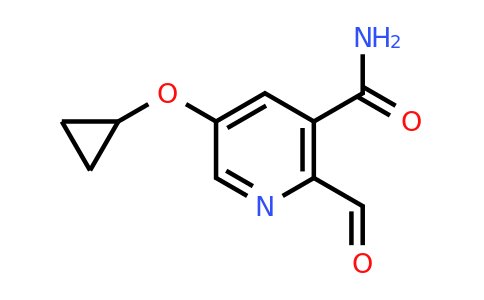 CAS 1243436-02-3 | 5-Cyclopropoxy-2-formylnicotinamide