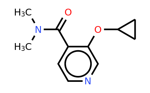 CAS 1243436-68-1 | 3-Cyclopropoxy-N,n-dimethylisonicotinamide