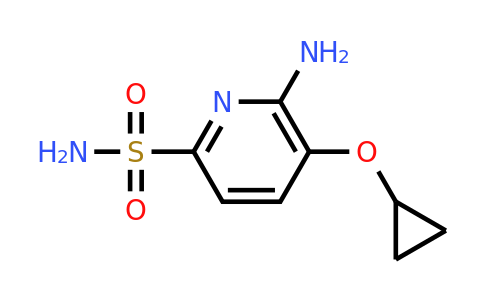 CAS 1243439-24-8 | 6-Amino-5-cyclopropoxypyridine-2-sulfonamide