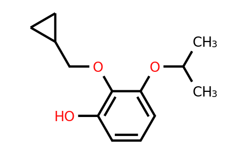 CAS 1243439-28-2 | 2-(Cyclopropylmethoxy)-3-isopropoxyphenol