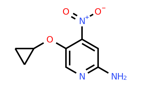 CAS 1243439-30-6 | 5-Cyclopropoxy-4-nitropyridin-2-amine
