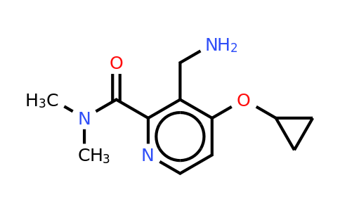 CAS 1243439-32-8 | 3-(Aminomethyl)-4-cyclopropoxy-N,n-dimethylpicolinamide