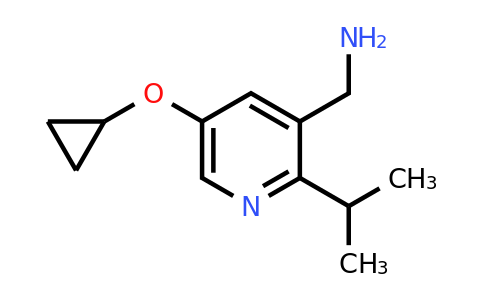 CAS 1243439-34-0 | (5-Cyclopropoxy-2-isopropylpyridin-3-YL)methanamine