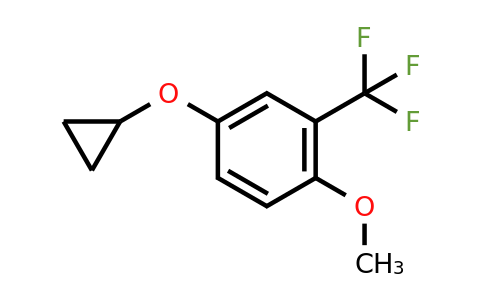 CAS 1243439-45-3 | 4-Cyclopropoxy-1-methoxy-2-(trifluoromethyl)benzene