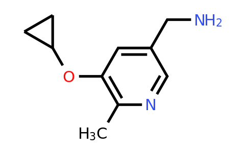 CAS 1243439-46-4 | (5-Cyclopropoxy-6-methylpyridin-3-YL)methanamine