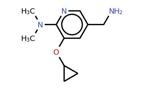 CAS 1243439-49-7 | 5-(Aminomethyl)-3-cyclopropoxy-N,n-dimethylpyridin-2-amine