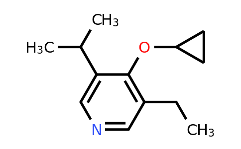 CAS 1243439-51-1 | 4-Cyclopropoxy-3-ethyl-5-isopropylpyridine