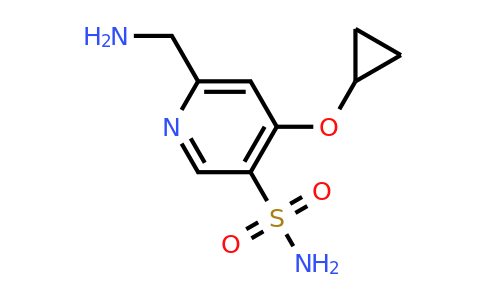 CAS 1243439-52-2 | 6-(Aminomethyl)-4-cyclopropoxypyridine-3-sulfonamide