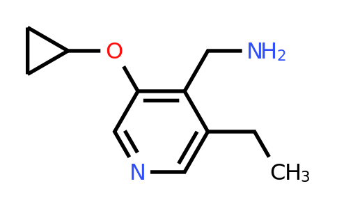 CAS 1243439-53-3 | (3-Cyclopropoxy-5-ethylpyridin-4-YL)methanamine