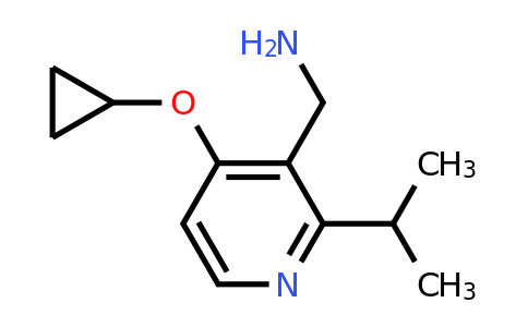CAS 1243439-57-7 | (4-Cyclopropoxy-2-isopropylpyridin-3-YL)methanamine