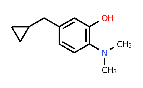 CAS 1243439-58-8 | 5-(Cyclopropylmethyl)-2-(dimethylamino)phenol