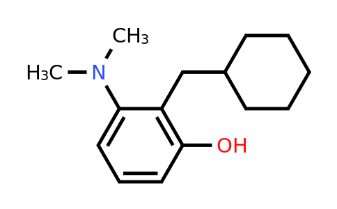 CAS 1243439-62-4 | 2-(Cyclohexylmethyl)-3-(dimethylamino)phenol