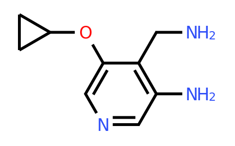 CAS 1243439-65-7 | 4-(Aminomethyl)-5-cyclopropoxypyridin-3-amine