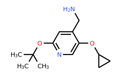 CAS 1243439-68-0 | (2-Tert-butoxy-5-cyclopropoxypyridin-4-YL)methanamine
