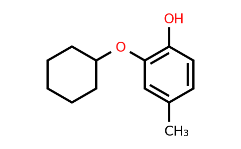 CAS 1243439-73-7 | 2-(Cyclohexyloxy)-4-methylphenol