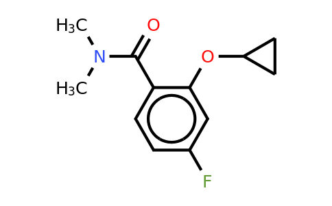 CAS 1243439-77-1 | 2-Cyclopropoxy-4-fluoro-N,n-dimethylbenzamide