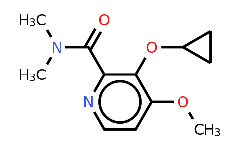 CAS 1243439-91-9 | 3-Cyclopropoxy-4-methoxy-N,n-dimethylpicolinamide