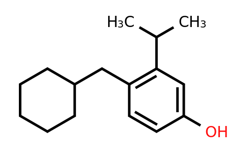 CAS 1243439-92-0 | 4-(Cyclohexylmethyl)-3-isopropylphenol