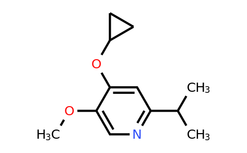 CAS 1243439-94-2 | 4-Cyclopropoxy-2-isopropyl-5-methoxypyridine