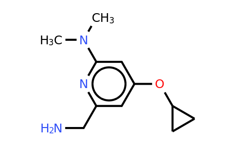 CAS 1243439-97-5 | 6-(Aminomethyl)-4-cyclopropoxy-N,n-dimethylpyridin-2-amine