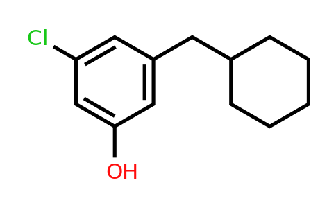 CAS 1243440-03-0 | 3-Chloro-5-(cyclohexylmethyl)phenol