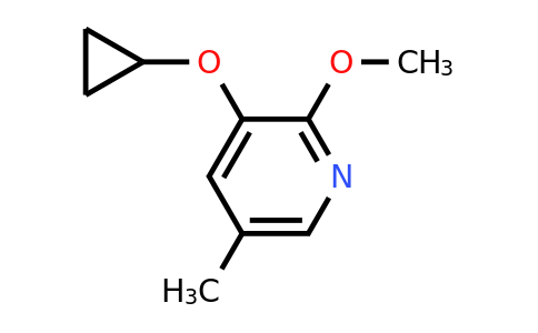 CAS 1243440-04-1 | 3-Cyclopropoxy-2-methoxy-5-methylpyridine