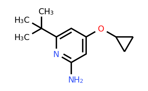 CAS 1243440-06-3 | 6-Tert-butyl-4-cyclopropoxypyridin-2-amine
