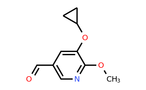CAS 1243440-08-5 | 5-Cyclopropoxy-6-methoxynicotinaldehyde
