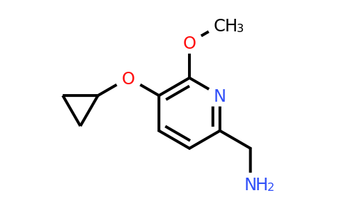 CAS 1243440-10-9 | (5-Cyclopropoxy-6-methoxypyridin-2-YL)methanamine