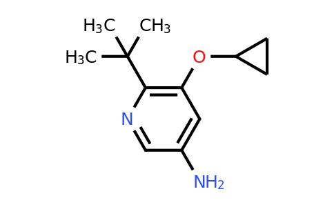 CAS 1243440-11-0 | 6-Tert-butyl-5-cyclopropoxypyridin-3-amine
