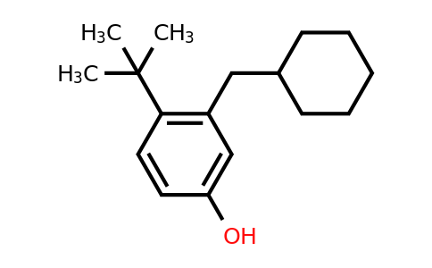 CAS 1243440-12-1 | 4-Tert-butyl-3-(cyclohexylmethyl)phenol