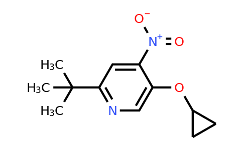 CAS 1243440-16-5 | 2-Tert-butyl-5-cyclopropoxy-4-nitropyridine