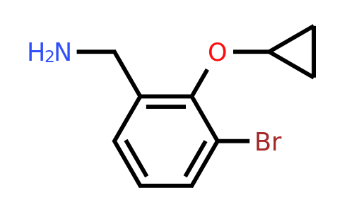CAS 1243440-24-5 | (3-Bromo-2-cyclopropoxyphenyl)methanamine