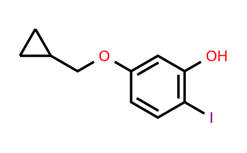 CAS 1243440-26-7 | 5-(Cyclopropylmethoxy)-2-iodophenol