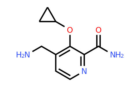CAS 1243440-29-0 | 4-(Aminomethyl)-3-cyclopropoxypicolinamide