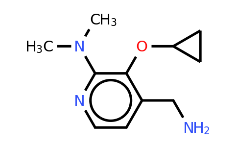 CAS 1243440-33-6 | 4-(Aminomethyl)-3-cyclopropoxy-N,n-dimethylpyridin-2-amine